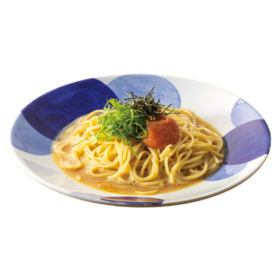 ７８明太子の釜玉パスタ