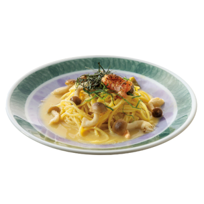 ７５焼きたらことしめじのおだしクリームソース