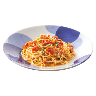 91セミドライトマトとモッツァレラのトマトクリームソース