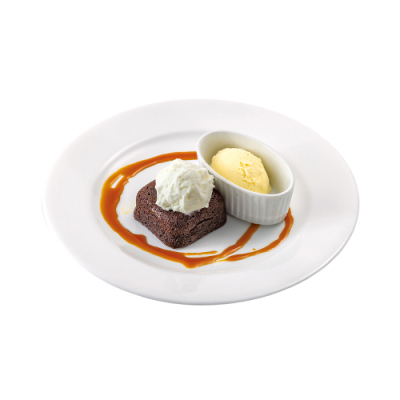 ≪店舗限定≫チョコレートブラウニーバニラアイス添え