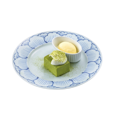 ≪店舗限定≫宇治抹茶のムースバニラアイス添え