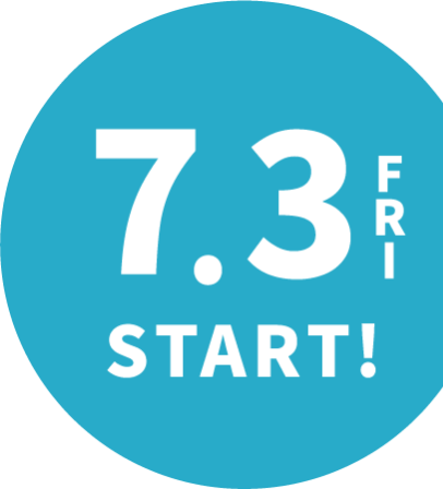 7.3(FRI)START!