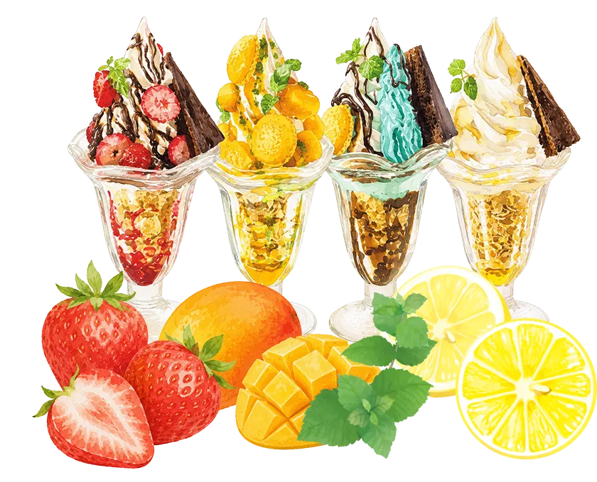彩りパフェ Colorful Parfait｜期間限定